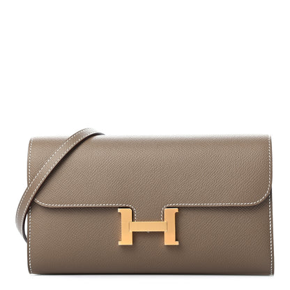 Hermes Epsom Constance Long To Go Wallet Etoupe 1 of 7