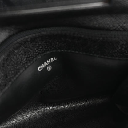 Chanel Caviar Timeless CC Cosmetic Pouch Black 5 of 13