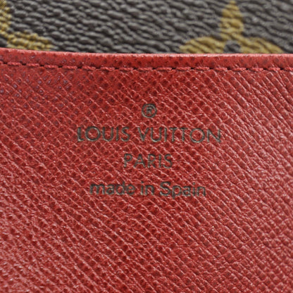 Louis Vuitton Monogram Emilie Wallet Red 6 of 7