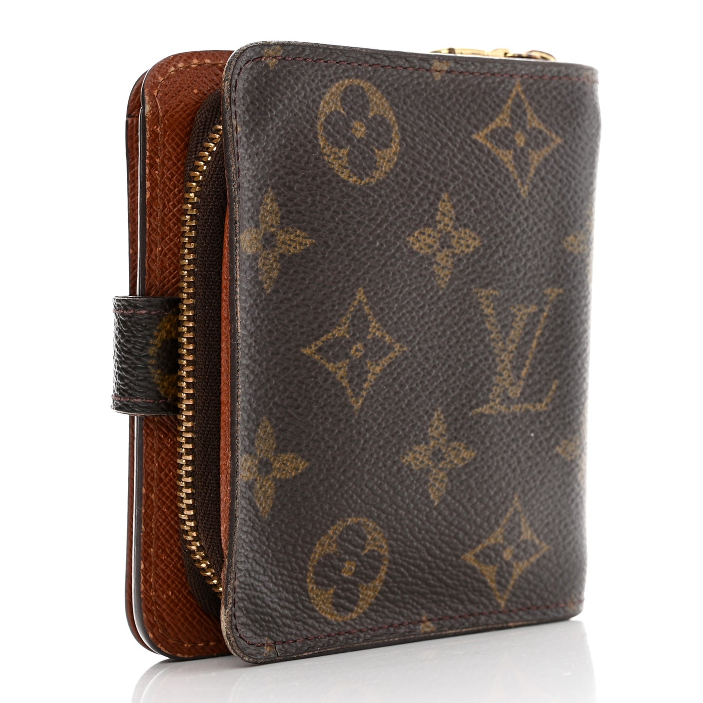 Monogram Compact Zippe Zipped Wallet