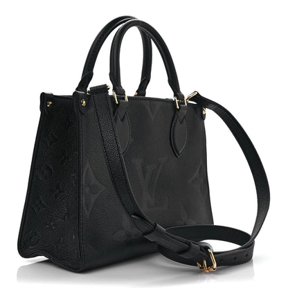 Louis Vuitton Empreinte Monogram Giant Onthego PM Black 3 of 8