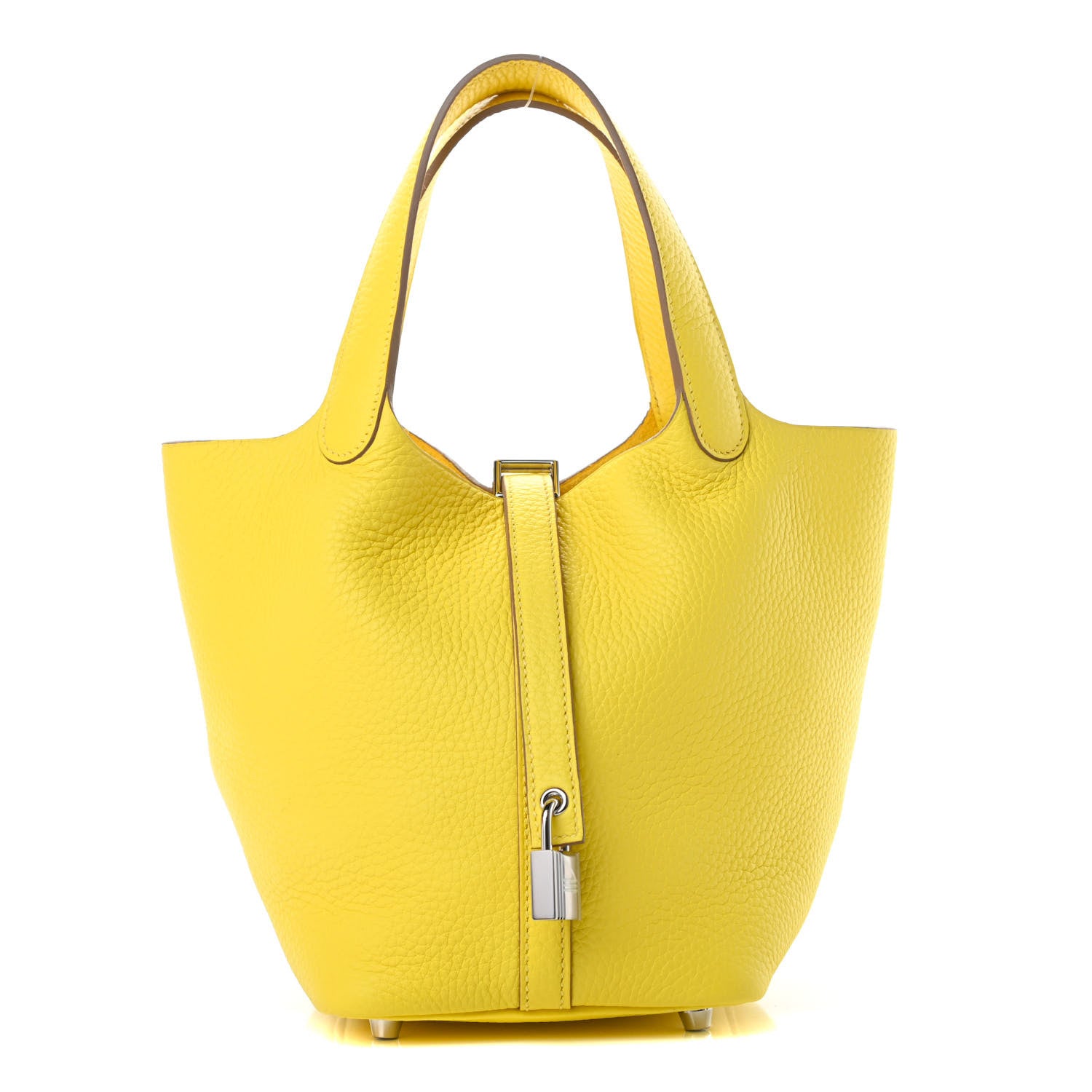 Hermes Taurillon Clemence Picotin Lock 18 PM Lime 1 of 11