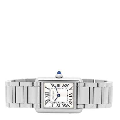 Cartier Stainless Steel 22mm Tank Must Quartz Watch 2 of 5