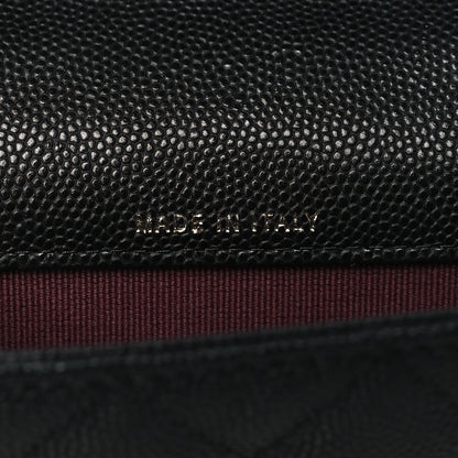 Chanel Caviar Quilted Clutch With Chain Bag Black 8 of 14