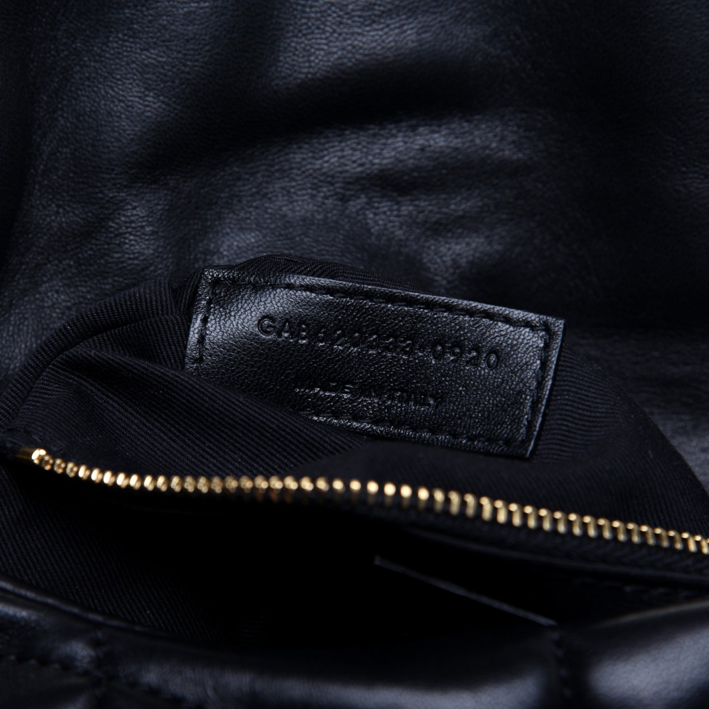 Lambskin Quilted Toy Loulou Puffer Monogram Chain Satchel Black