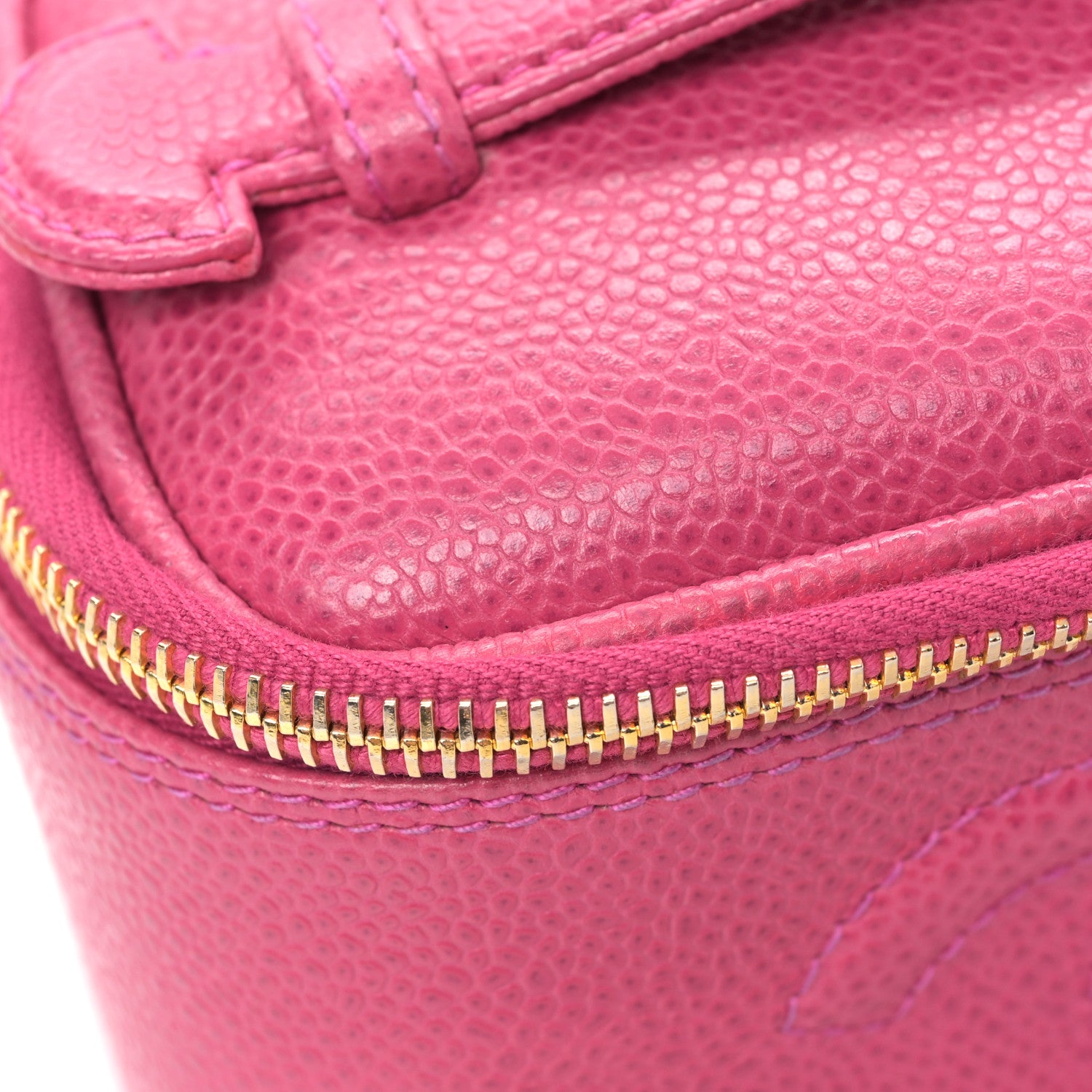 Chanel Caviar Vanity Cosmetic Case Pink 11 of 11