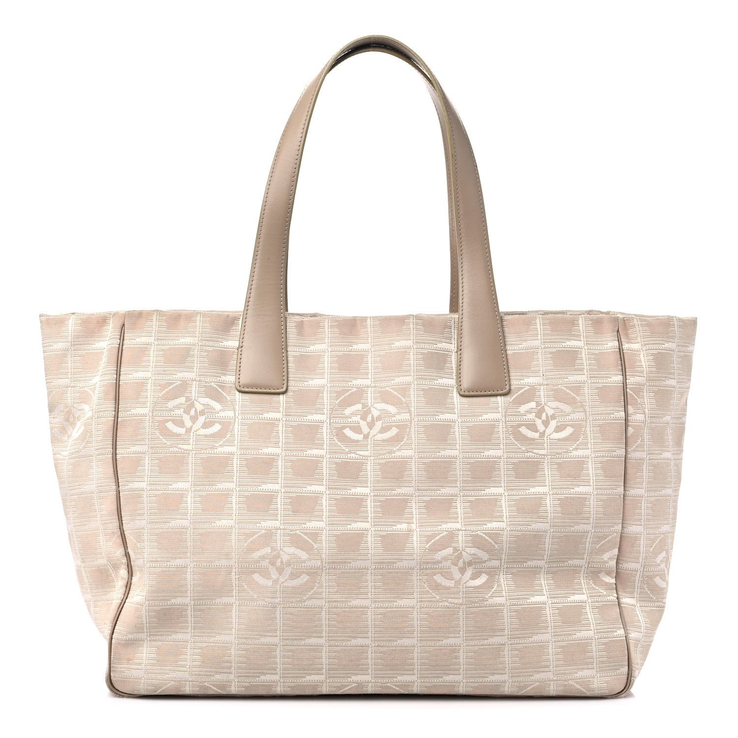 Chanel Nylon Medium Travel Tote Beige 1 of 18
