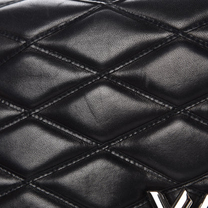 Louis Vuitton Lambskin Malletage GO-14 MM Black 9 of 13