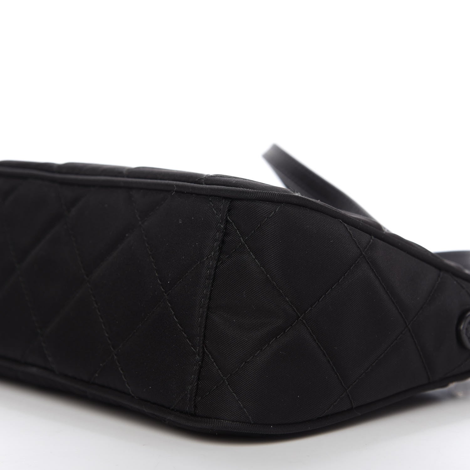Prada Nylon Tessuto Impuntu Quilted Crossbody Bag Black 7 of 10