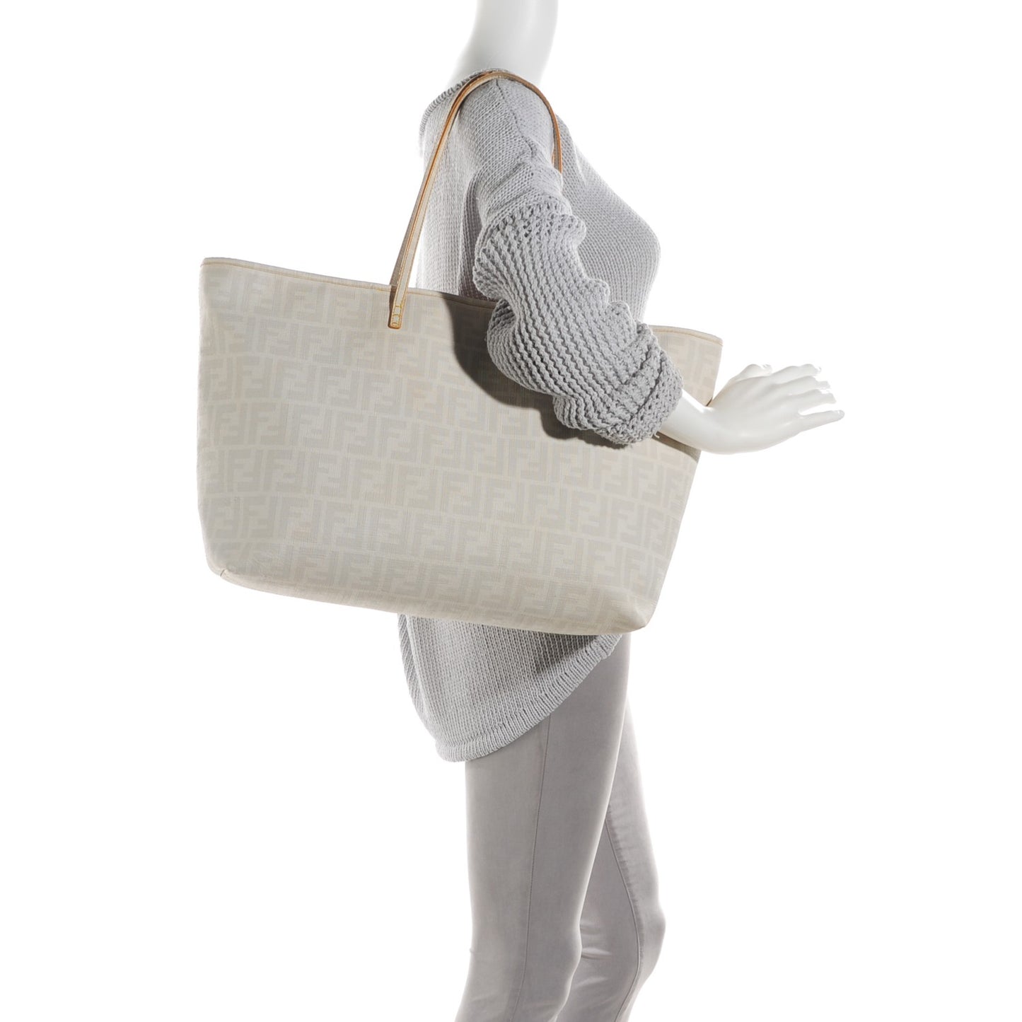 Zucca Spalmati Roll Tote White
