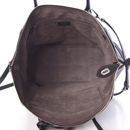 Louis Vuitton Veau Cachemire Soft Lockit MM Black 5 of 20