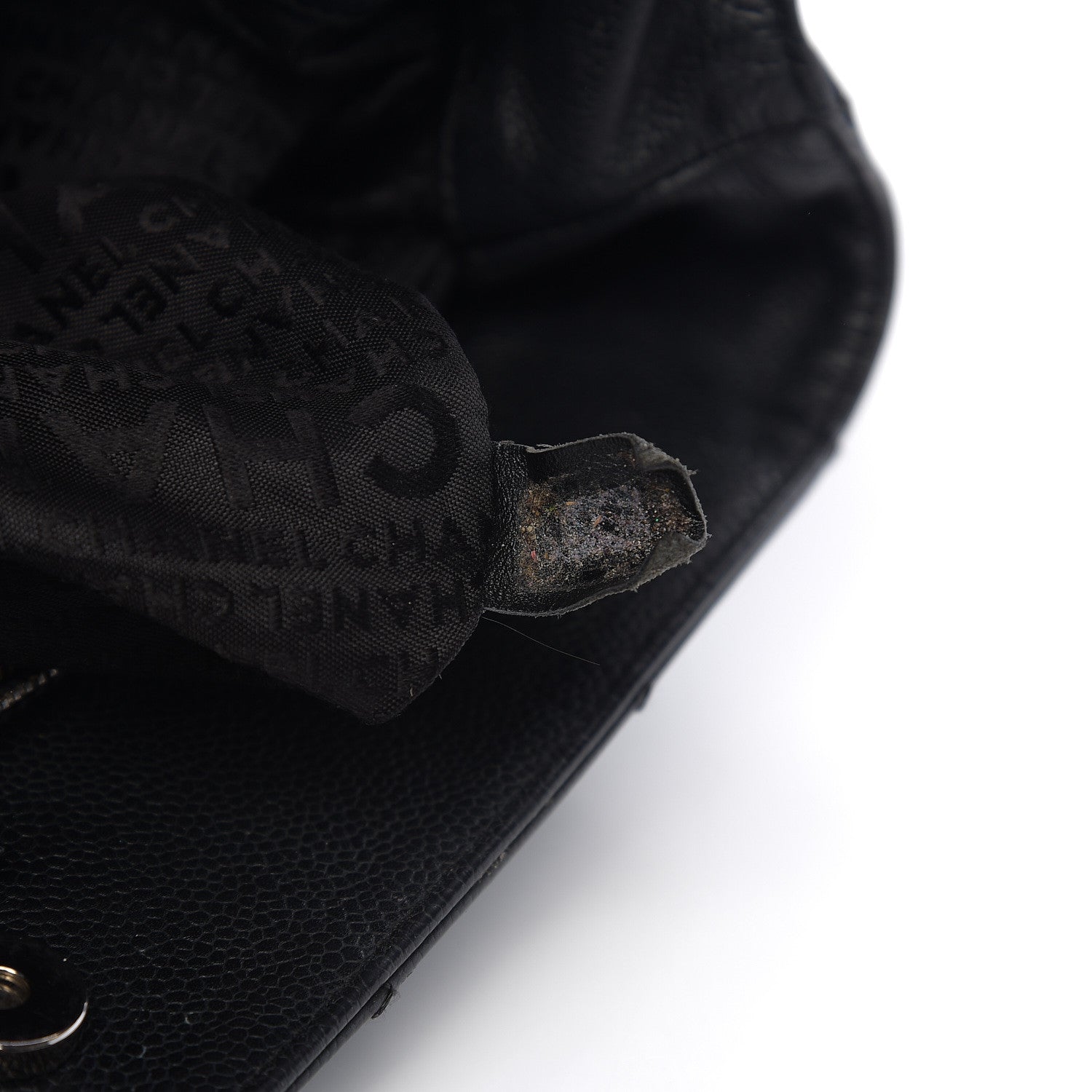 Chanel Caviar Square Stitched Tote Black 6 of 9