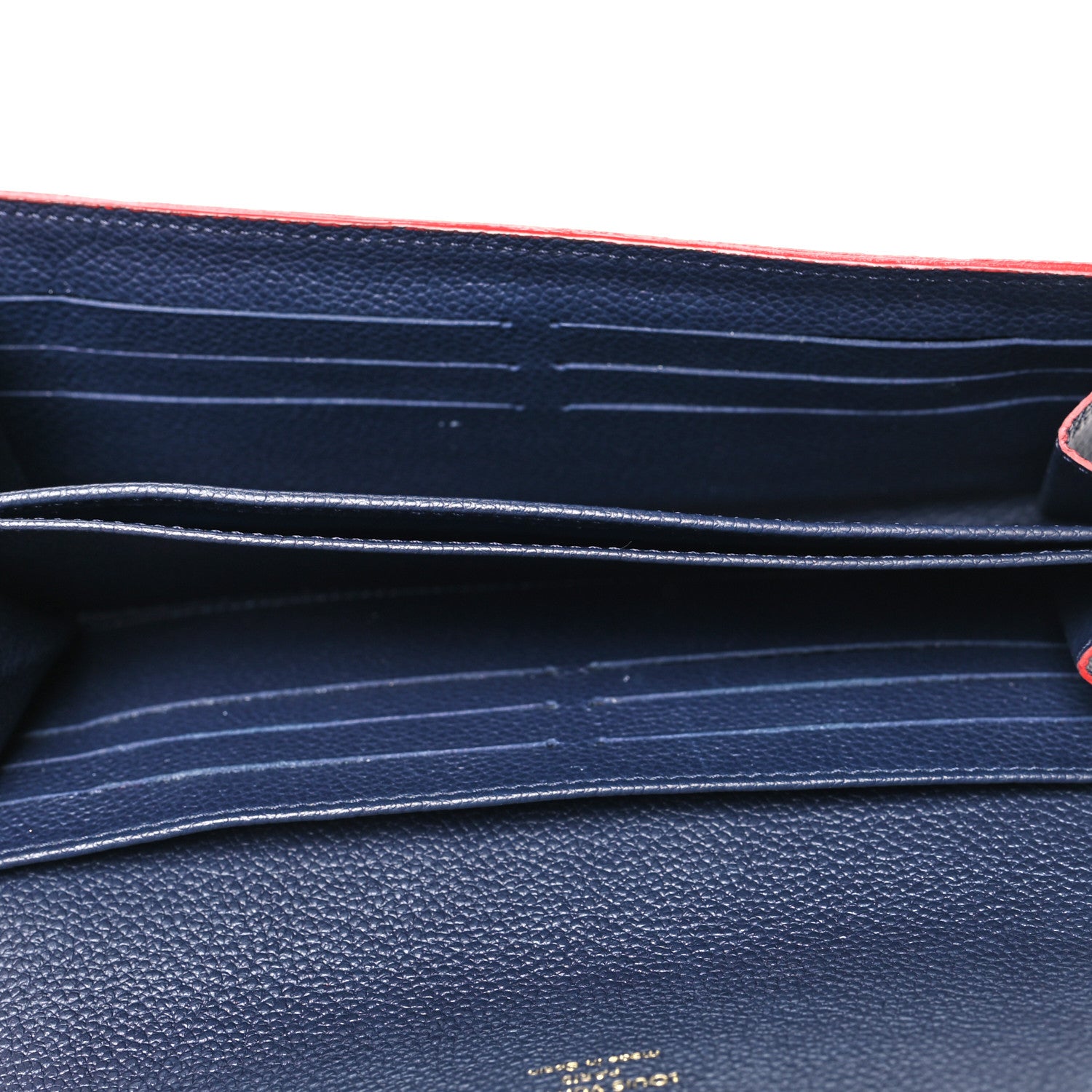 Louis Vuitton Empreinte Pont-Neuf Wallet Marine Rouge 5 of 11