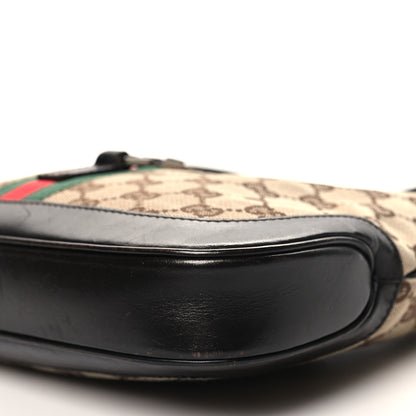 Gucci Monogram Web Small Jackie O Hobo Dark Brown 10 of 11