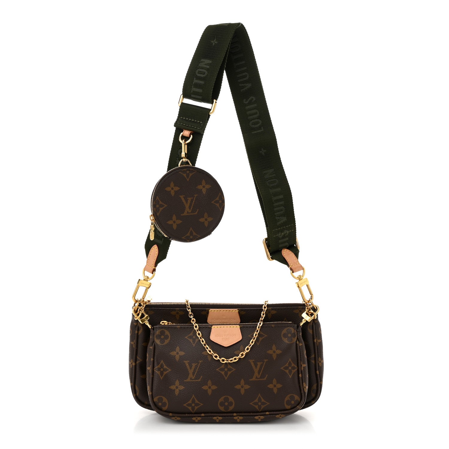 Louis Vuitton Monogram Multi Pochette Accessories Kaki 1 of 11