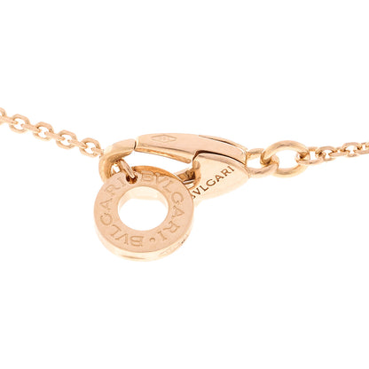 Bulgari 18K Rose Gold Diamond Pink Sapphire Divas' Dream Pendant Necklace 4 of 5