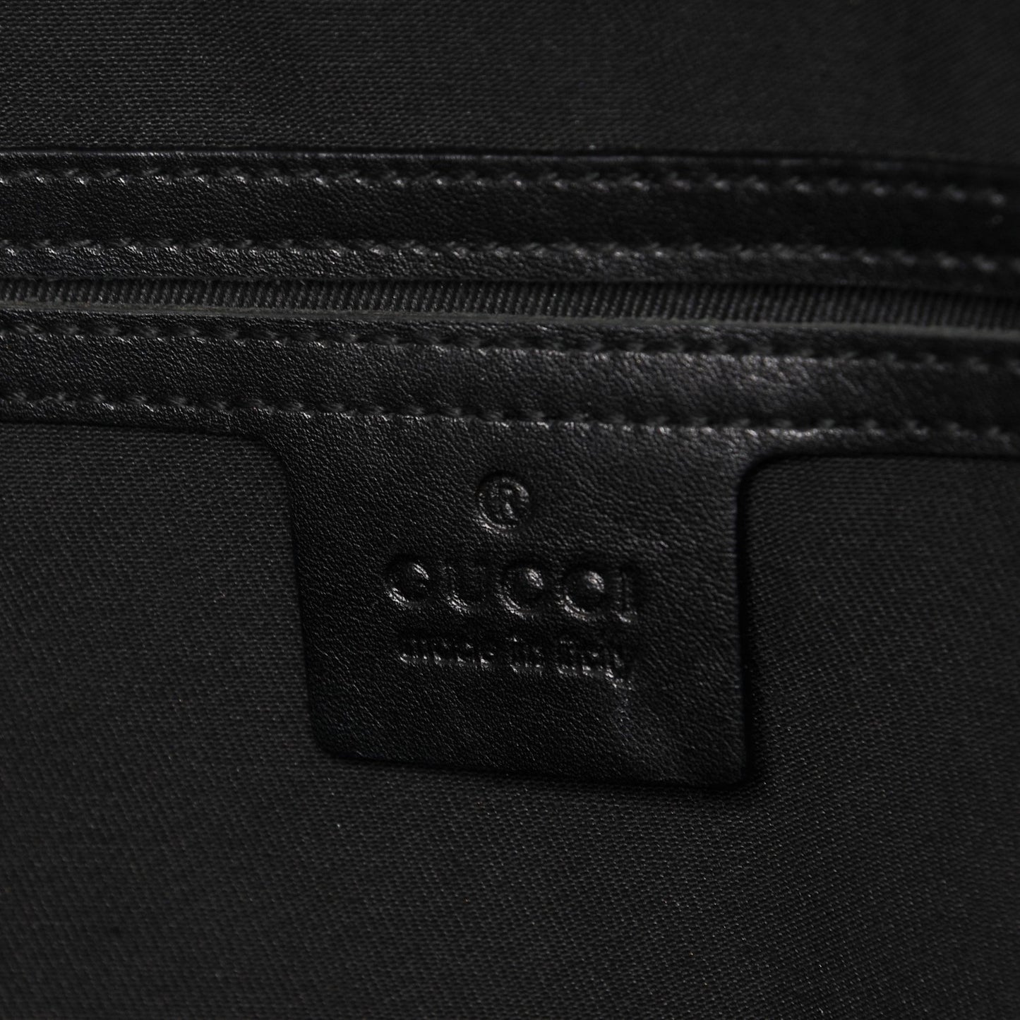 Crystal Monogram Large Joy Tote Black