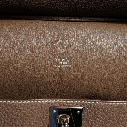 Hermes Taurillon Clemence Jypsiere 28 Etoupe 6 of 9