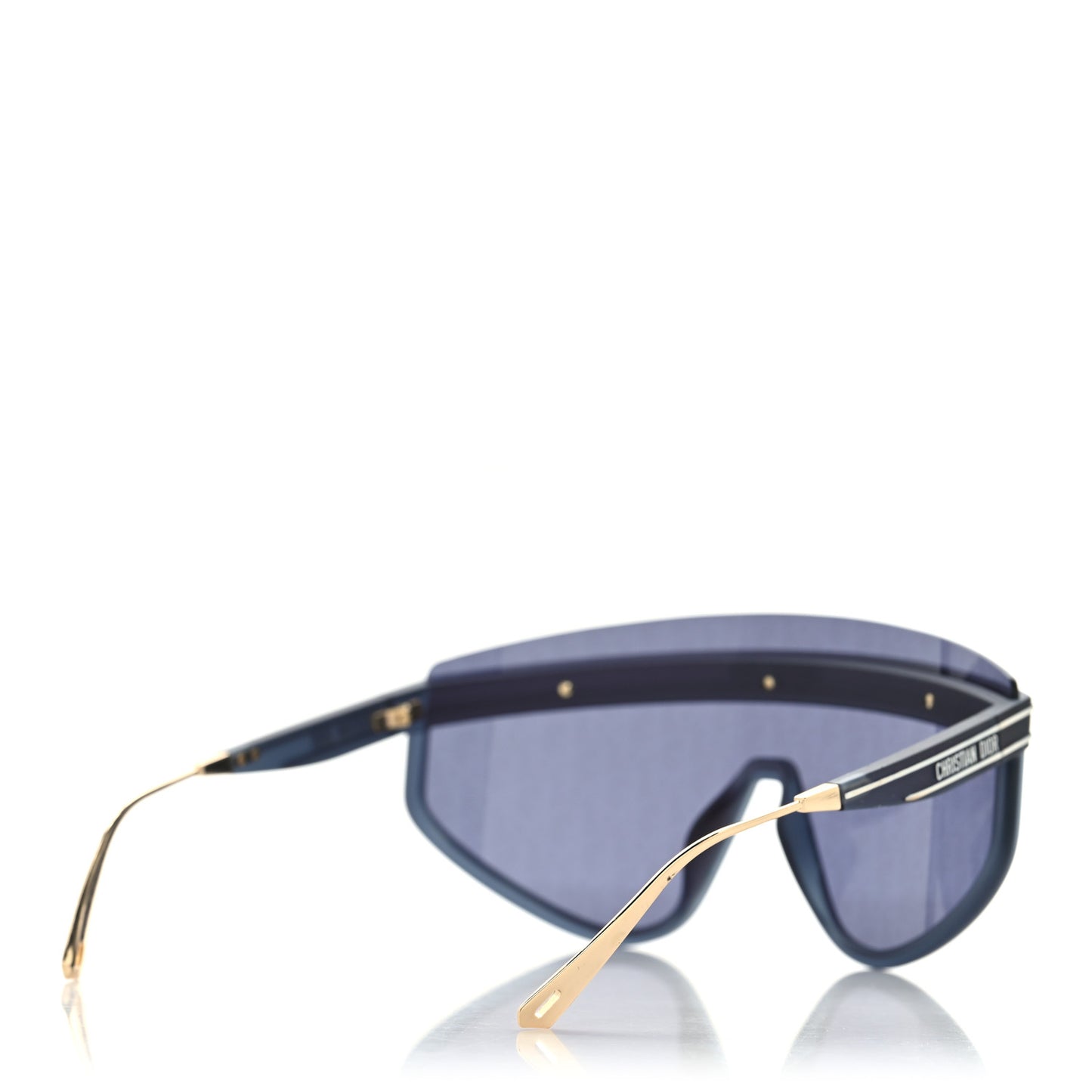 Oblique Mask DiorClub M2U Sunglasses Translucent Blue