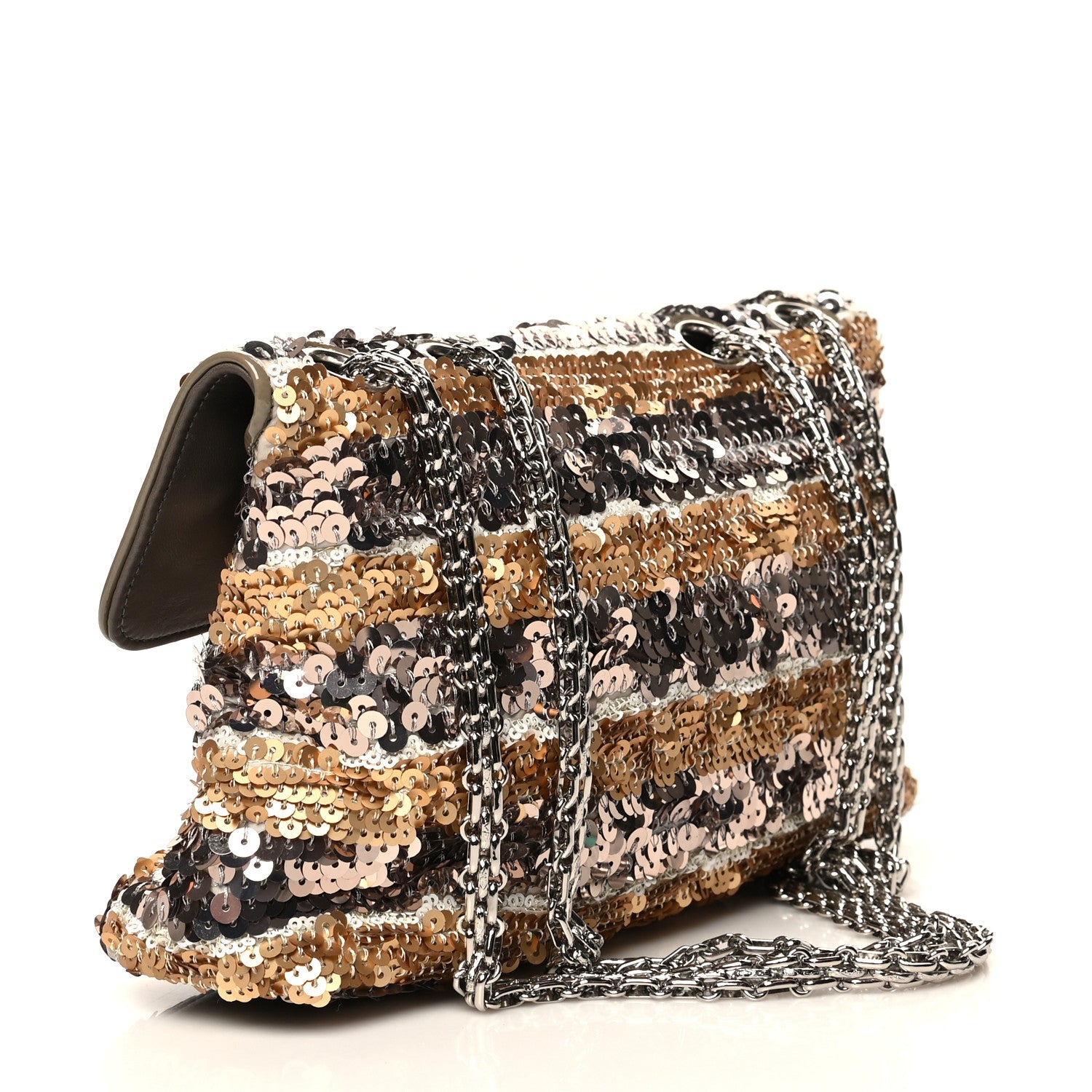 Chanel Sequin Striped Medium Reissue Flap Multicolor 3 of 7