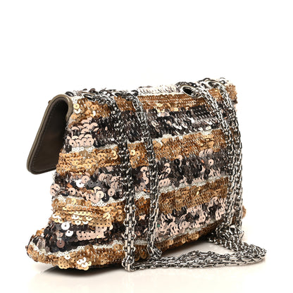 Chanel Sequin Striped Medium Reissue Flap Multicolor 3 of 7