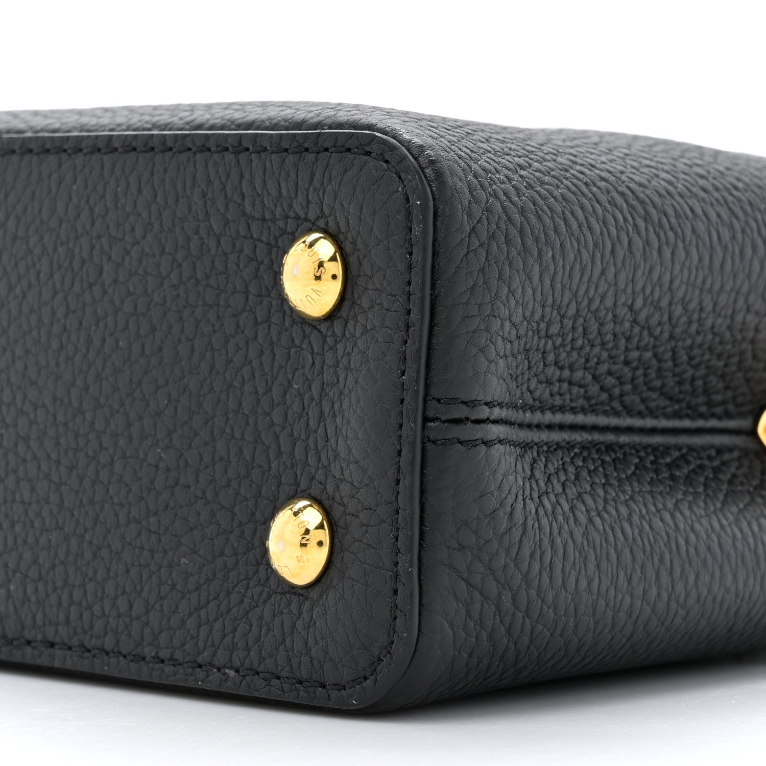 Louis Vuitton Taurillon Embellished Flower Crown Capucines Mini Black 7 of 8