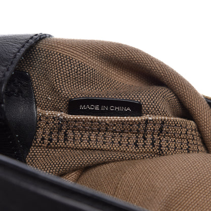 Burberry Canvas Mega Check Medium Ashby Hobo Black 7 of 32