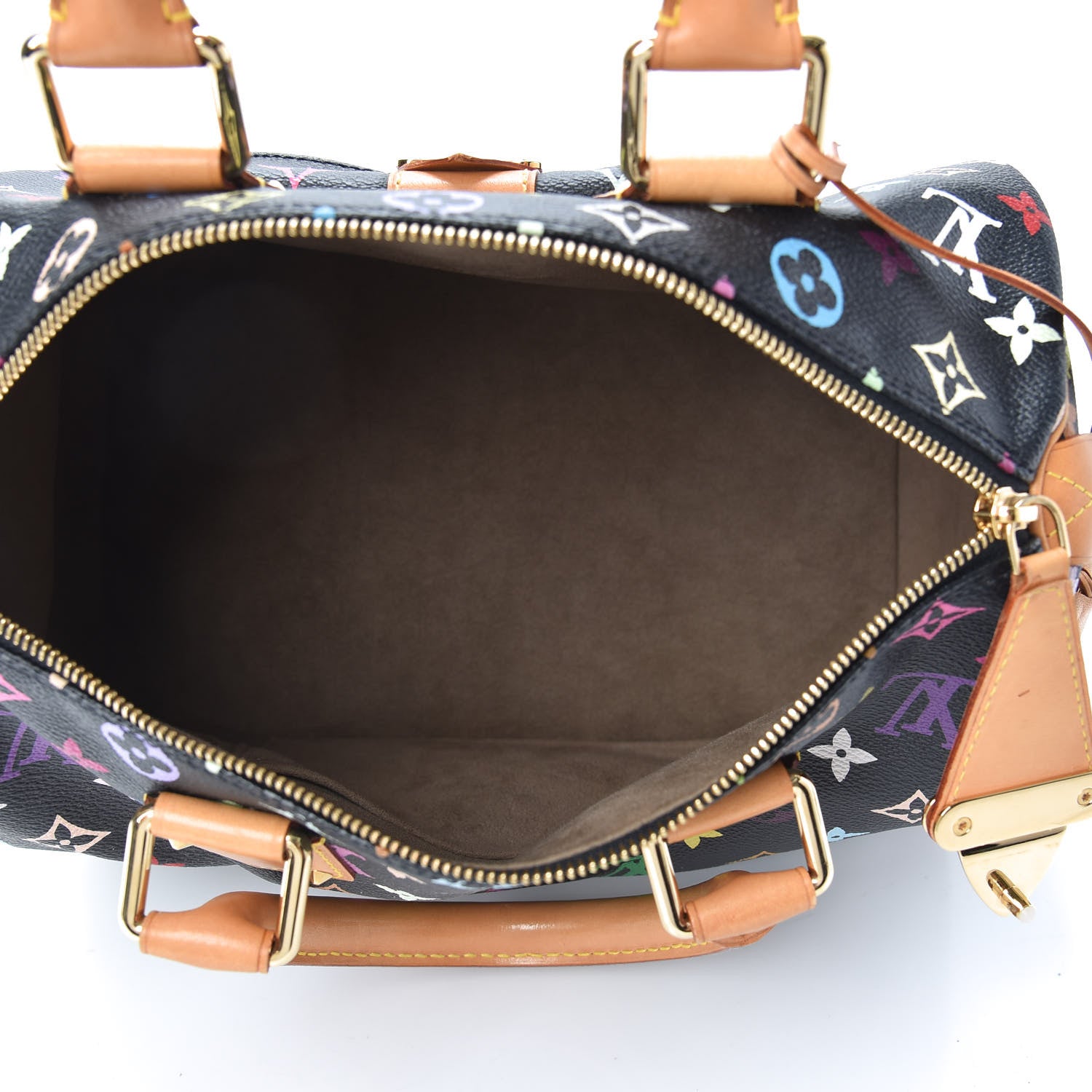 Louis Vuitton Monogram Multicolor Speedy 30 Black 5 of 9