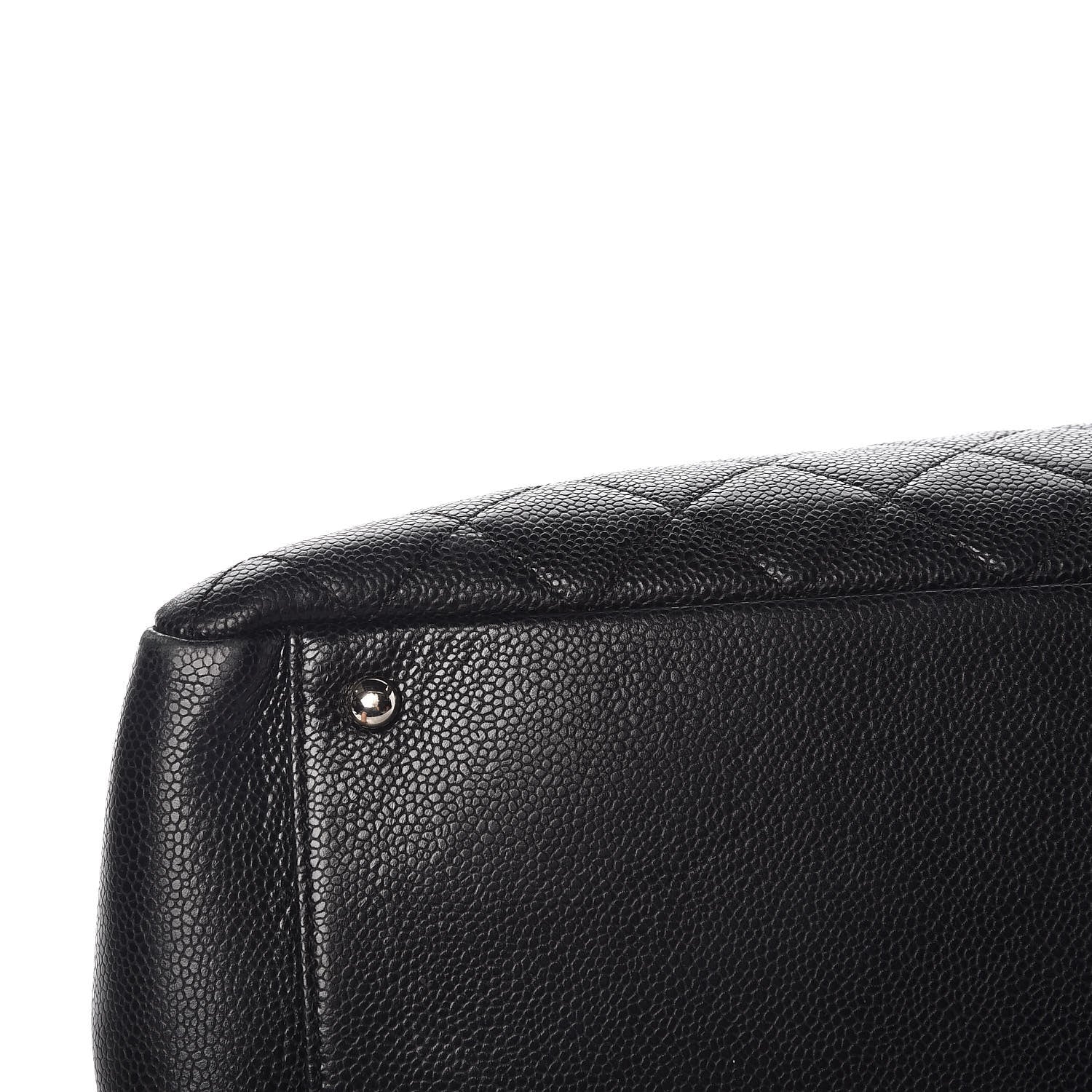 Chanel Caviar Quilted XL Grand Shopping Tote GST Black 15 of 17