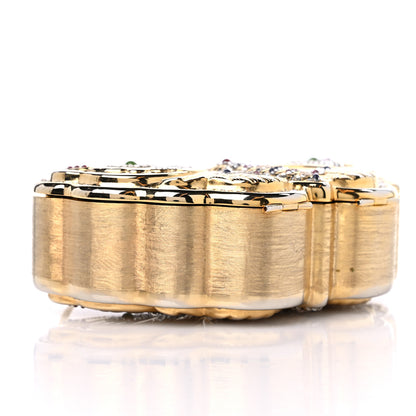 Judith Leiber Crystal Butterfly Celestrina Minaudiere Clutch Gold 8 of 10