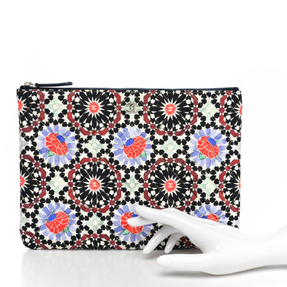 Chanel Coated Canvas Paris Dubai Medium Cosmetic Case Multicolor 2 of 11
