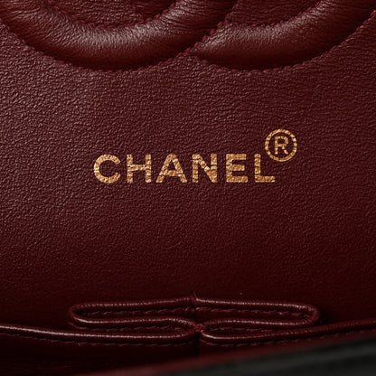 Chanel Lambskin Quilted Medium Double Flap Black 6 of 10