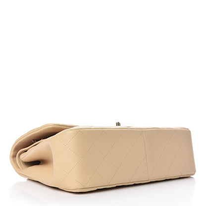 Chanel Lambskin Quilted Jumbo Double Flap Beige Clair 4 of 10