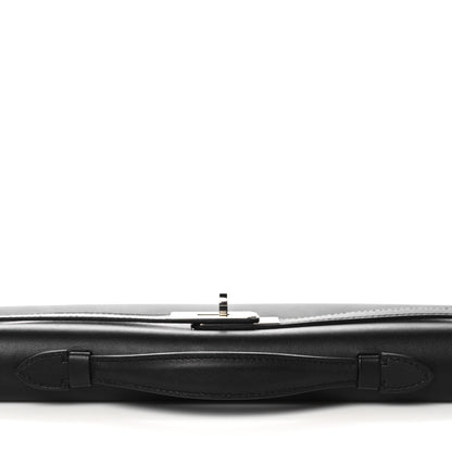 Hermes Swift Kelly Cut Clutch Pochette Black 14 of 29