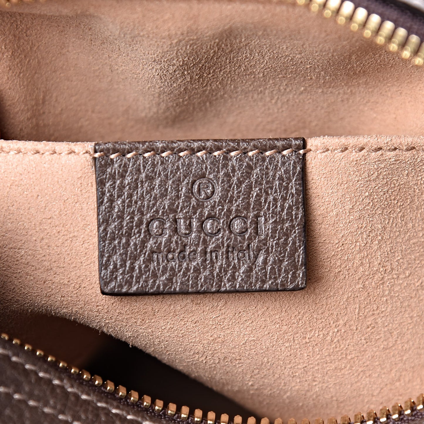 GG Supreme Monogram Web Small Ophidia Belt Bag 85 34 Dark Brown