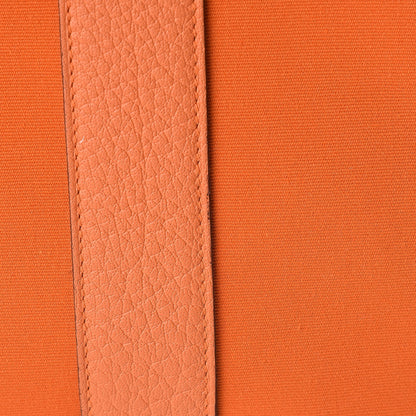Hermes Toile Negonda Garden Party Tote 36 MM Orange 12 of 16