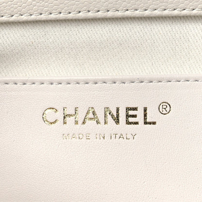 Chanel Caviar Quilted Mini Business Affinity Backpack White 6 of 10