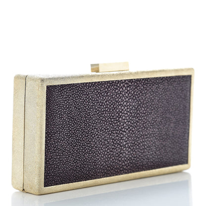 Jimmy Choo Stingray Box Clutch Aubergine 3 of 8