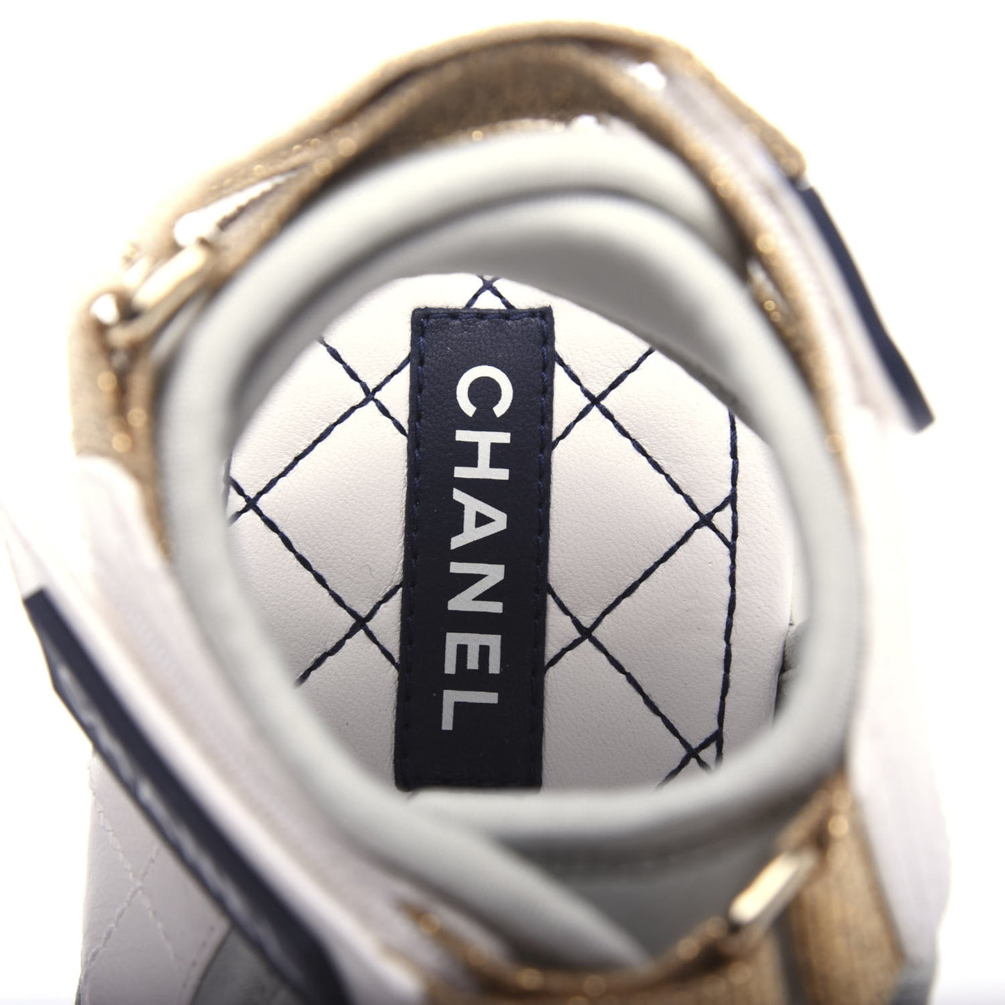 Goatskin Fabric Gladiator Sandals 36.5 Grey Navy Blue