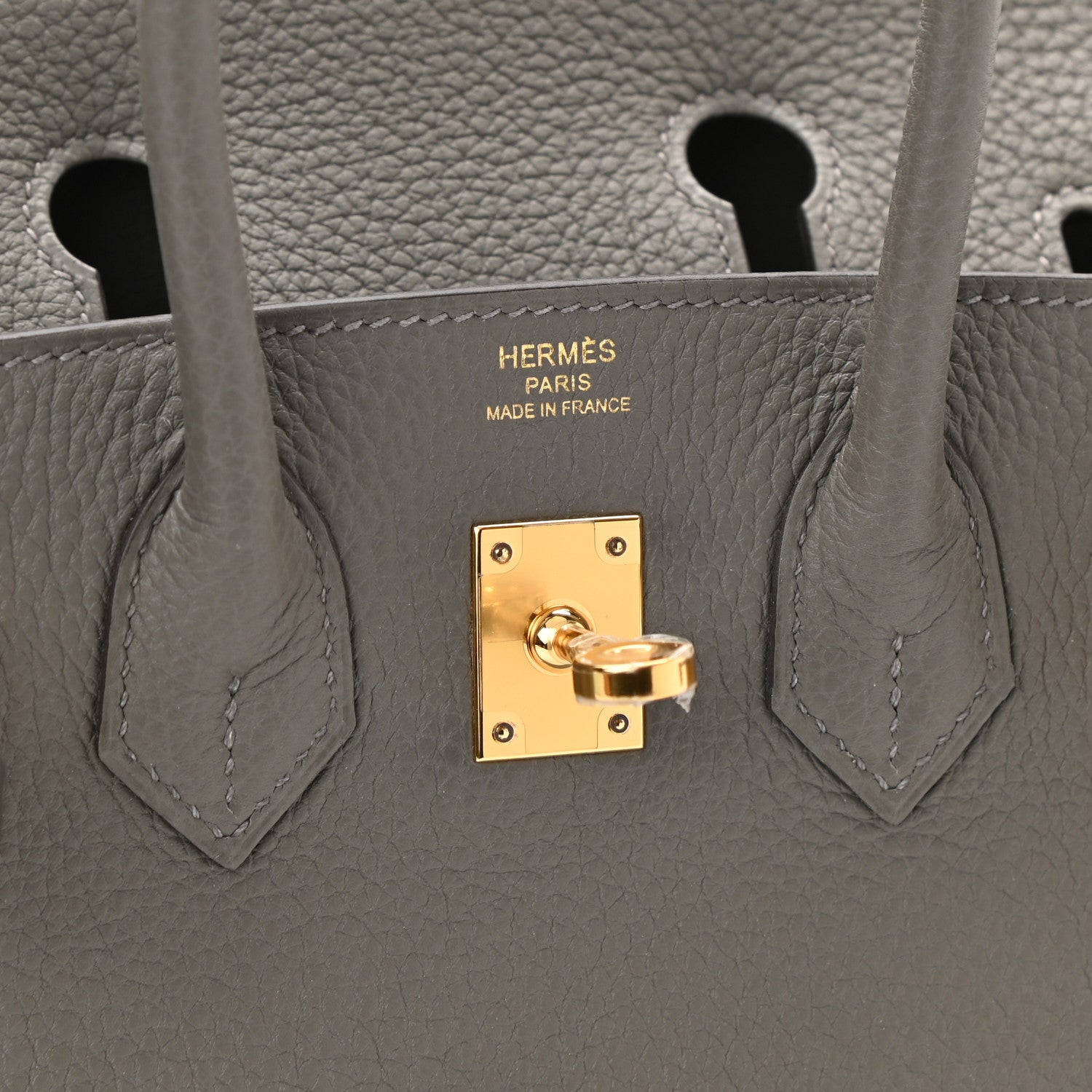 Hermes Togo Birkin 25 Gris Meyer 7 of 11