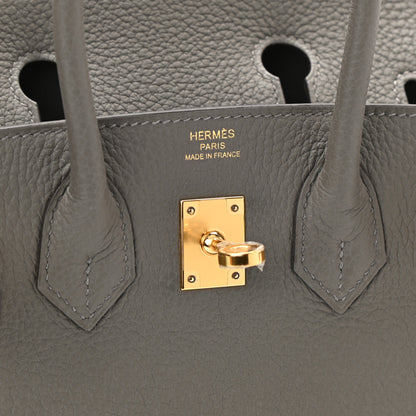 Hermes Togo Birkin 25 Gris Meyer 7 of 11