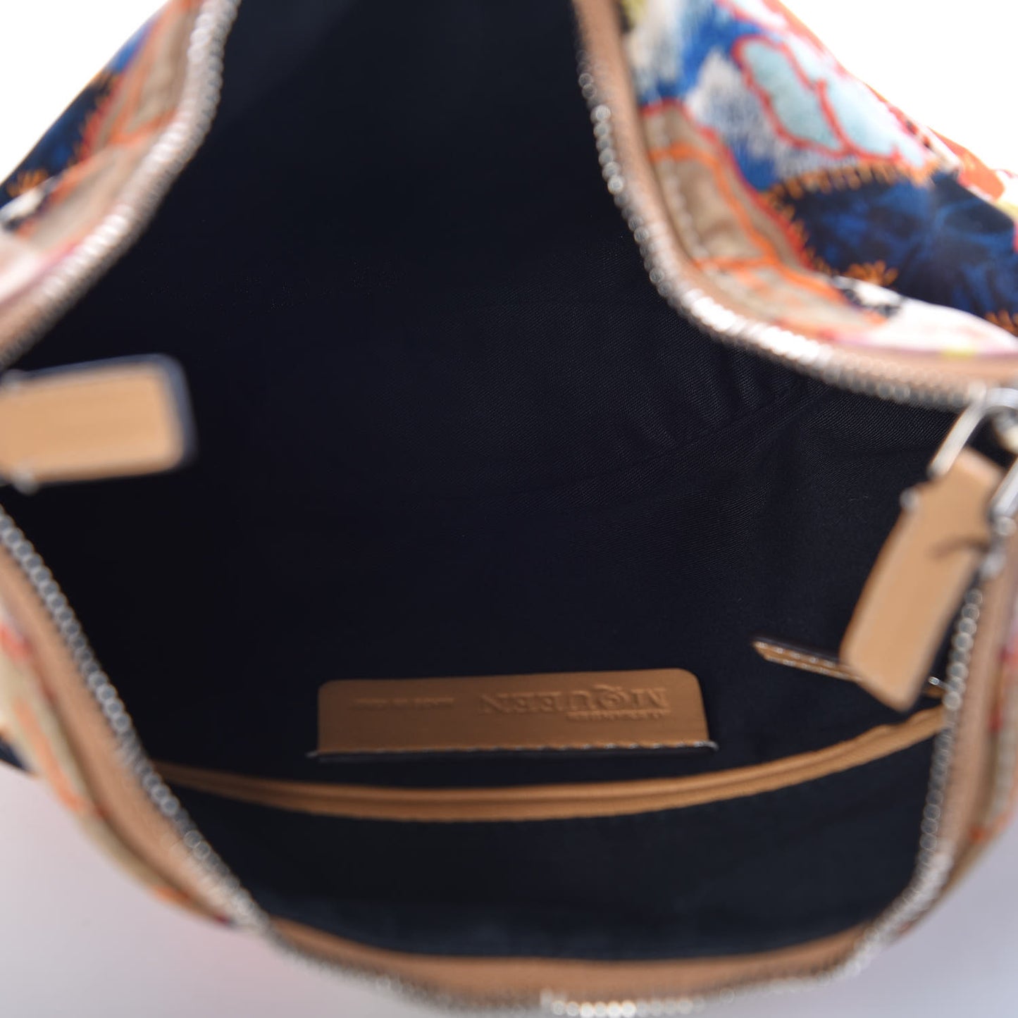 Silk Floral Print De Manta Clutch Multicolor