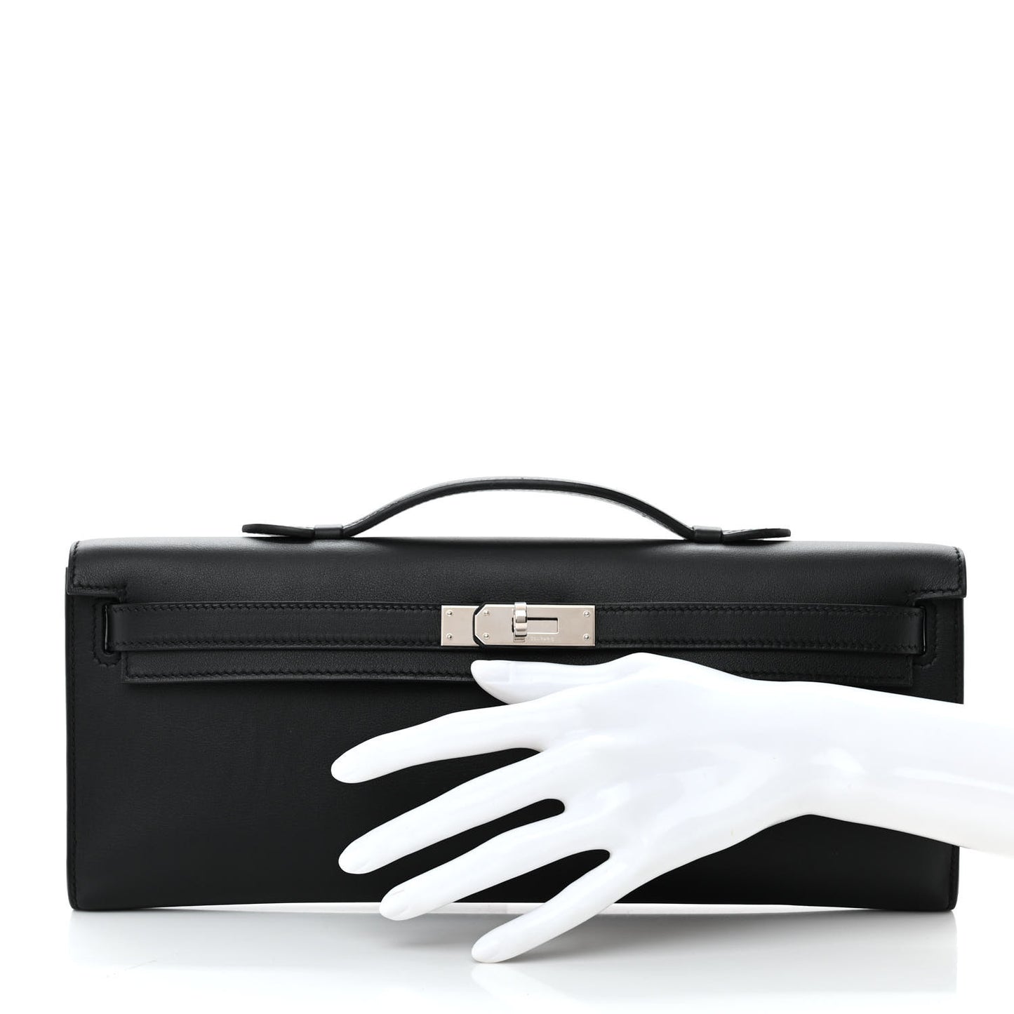 Swift Kelly Cut Clutch Pochette Black