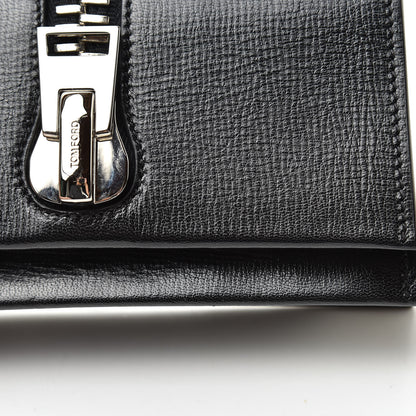 Tom Ford Calfskin Sedgwick Zip Clutch Black 11 of 12