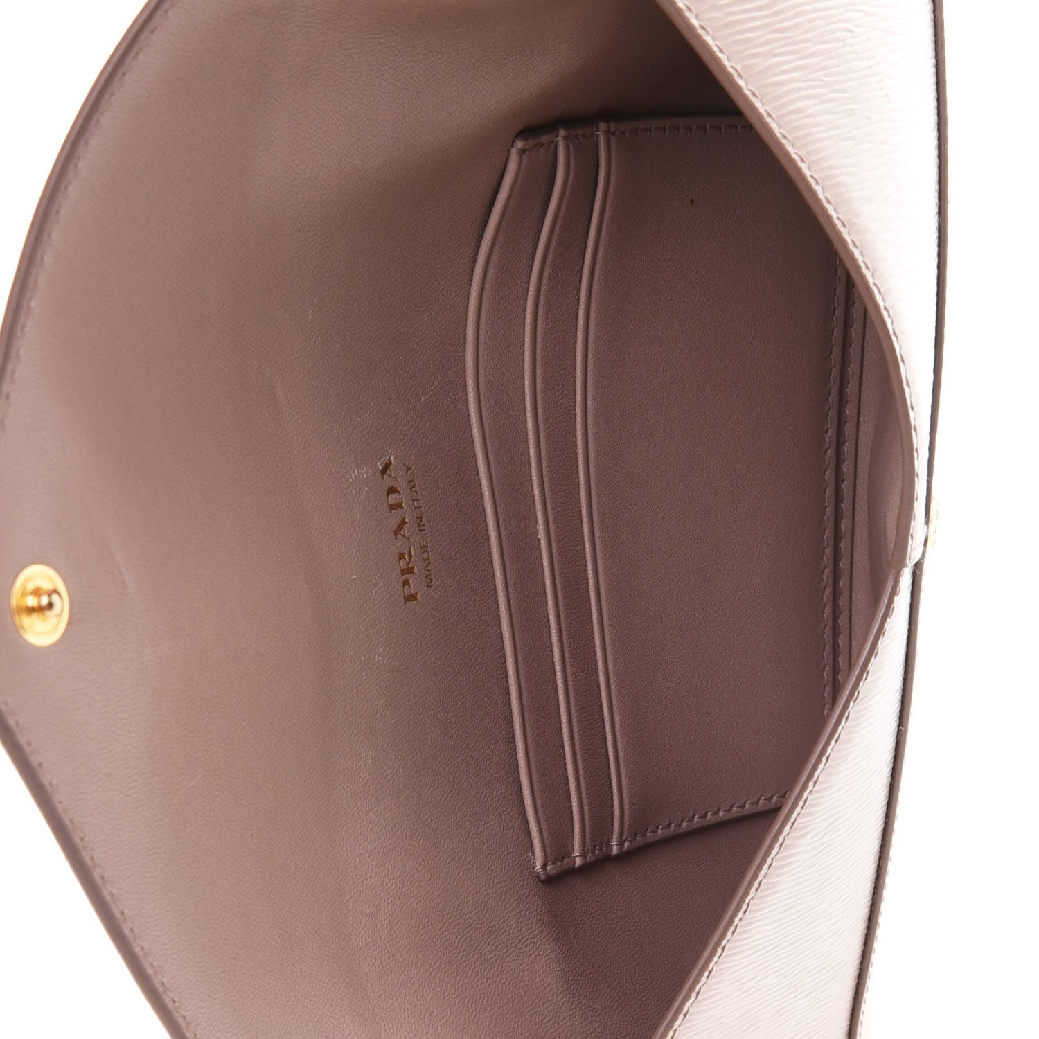 Prada Vitello Move Envelope Wallet Cammeo 4 of 4