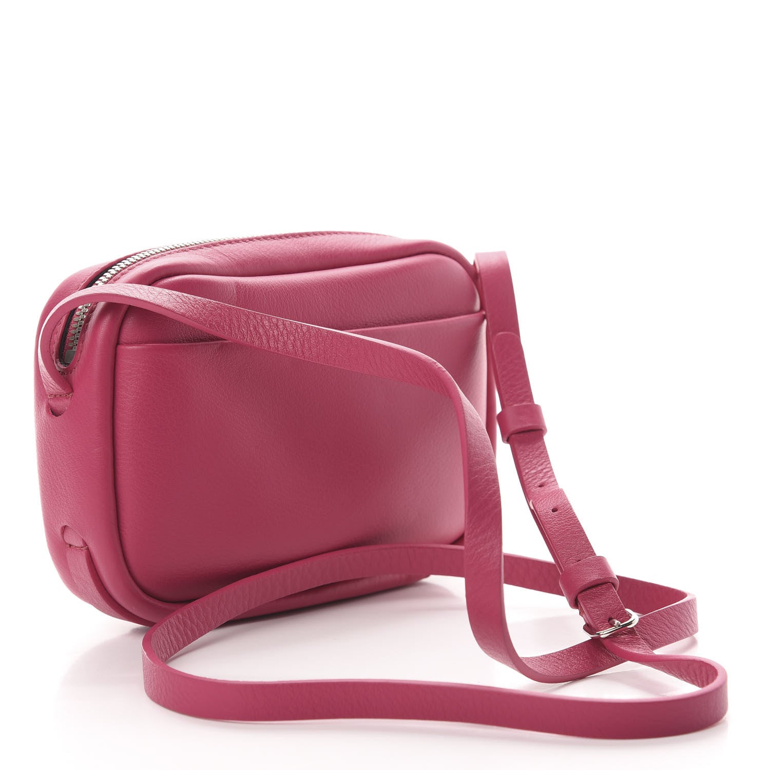 Balenciaga Calfskin Logo XS Everyday Camera Bag Rose Indien Black 3 of 11