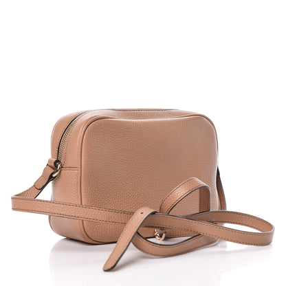 Gucci Pebbled Calfskin Small Soho Disco Bag Camelia 3 of 12