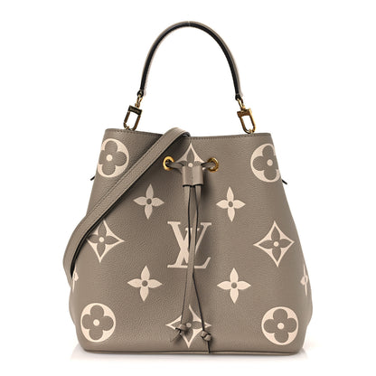 Louis Vuitton Empreinte Monogram Giant Neonoe MM Tourterelle Creme 1 of 11