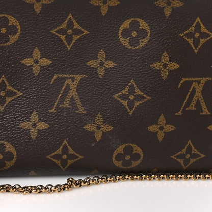 Louis Vuitton Monogram Pallas Clutch Black 9 of 11