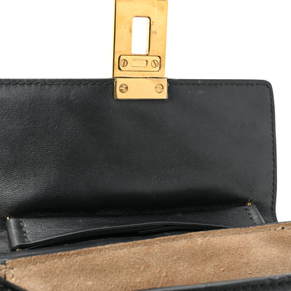 Chloe Calfskin Quilted Mini Drew Bijou Shoulder Bag Black 9 of 13